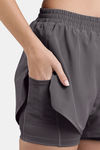 Amante High Rise Quick Dry Shorts - Volcanic Glass — thumbnail 5